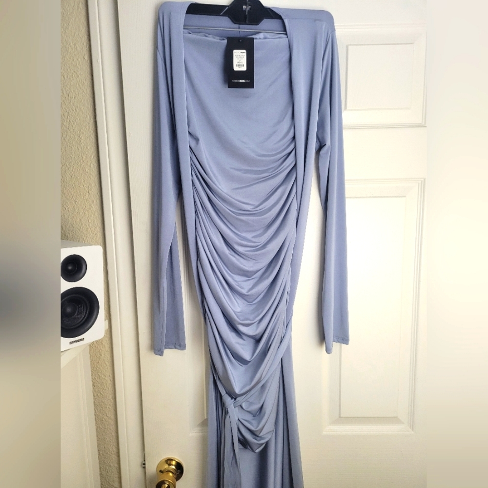 Fashion Nova tube dress with cardigan